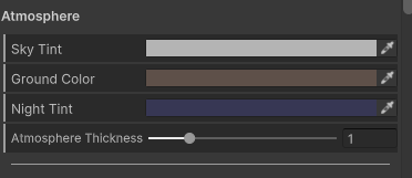 atmosphere settings